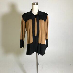 Brown Misook Cardigan Set